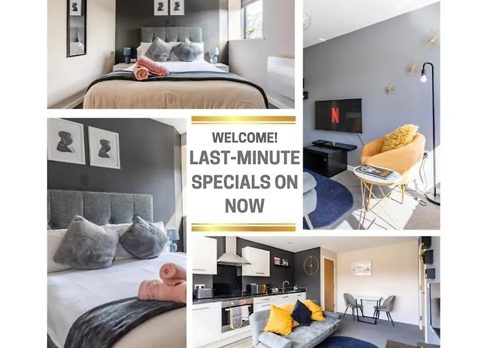 Bright 1 Bedroom Flat In Salford With Parking Available
